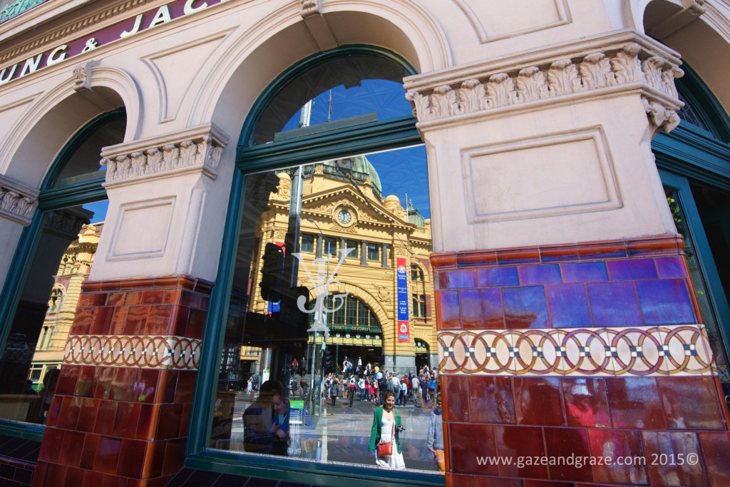 Flinders St. Station Reflection