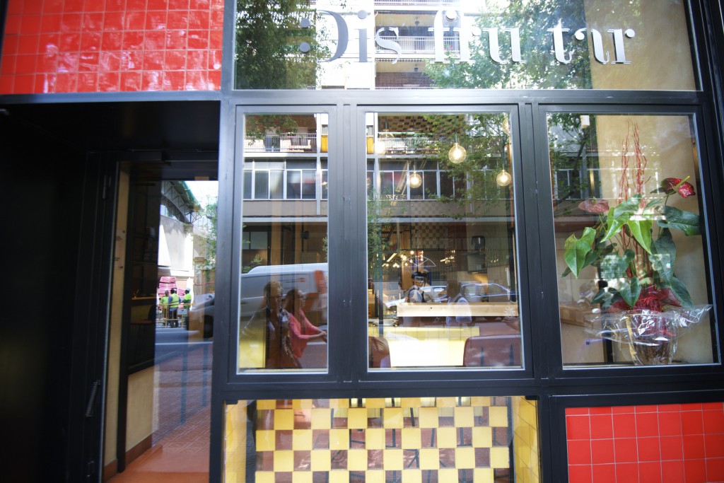 Disfrutar's Mondrian inspired entrance