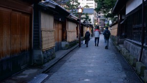 Samurai district as the sun sets