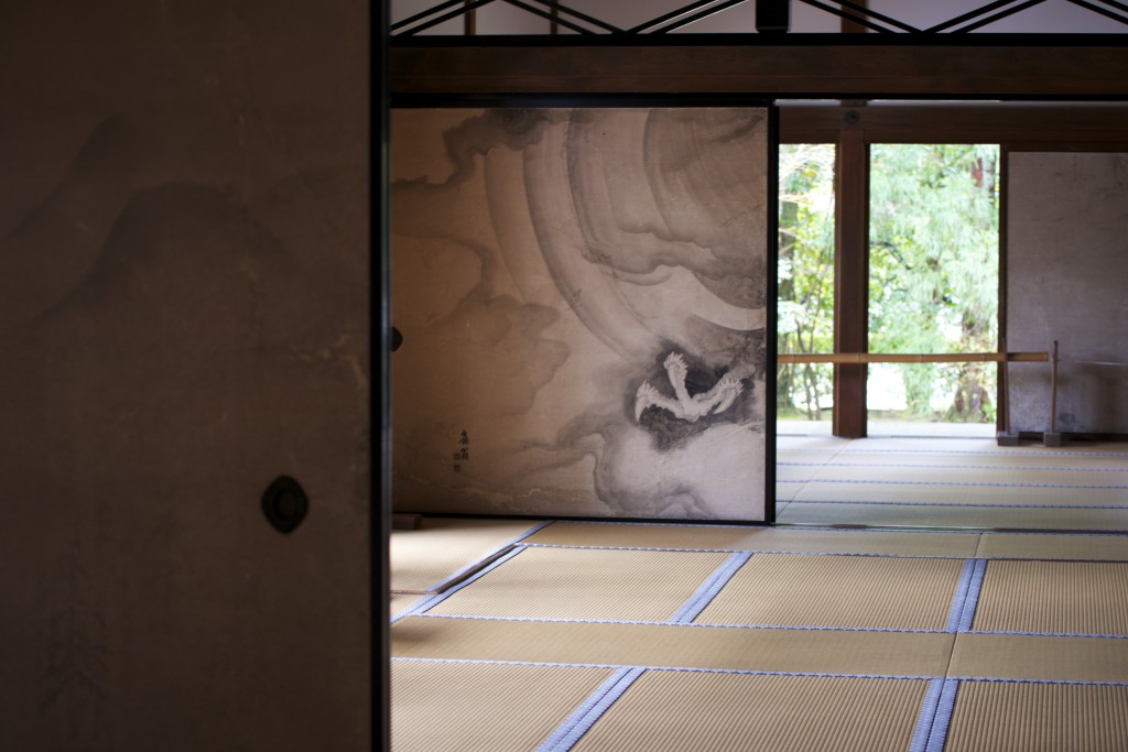 Ryoan-ji zen garden screens