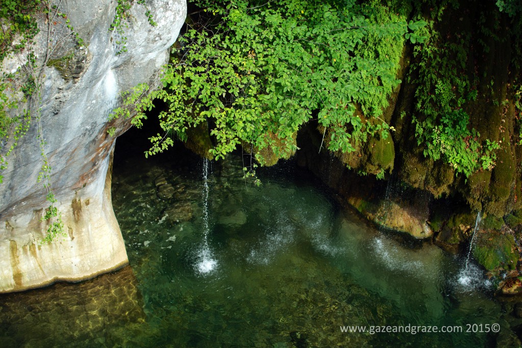 Cote d'Azur waterfall