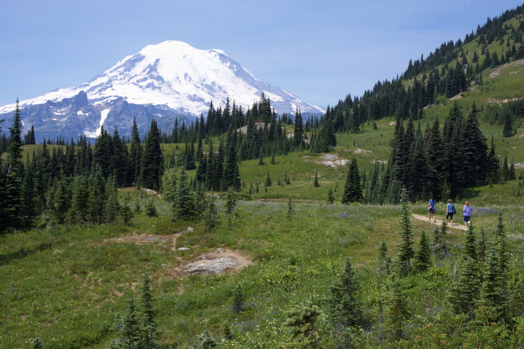 Naches Loop Trail view of Mt. Rainier