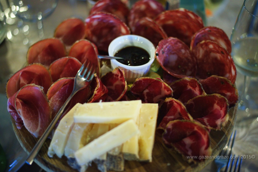 Casina Ristorante's cold cuts and pecorino