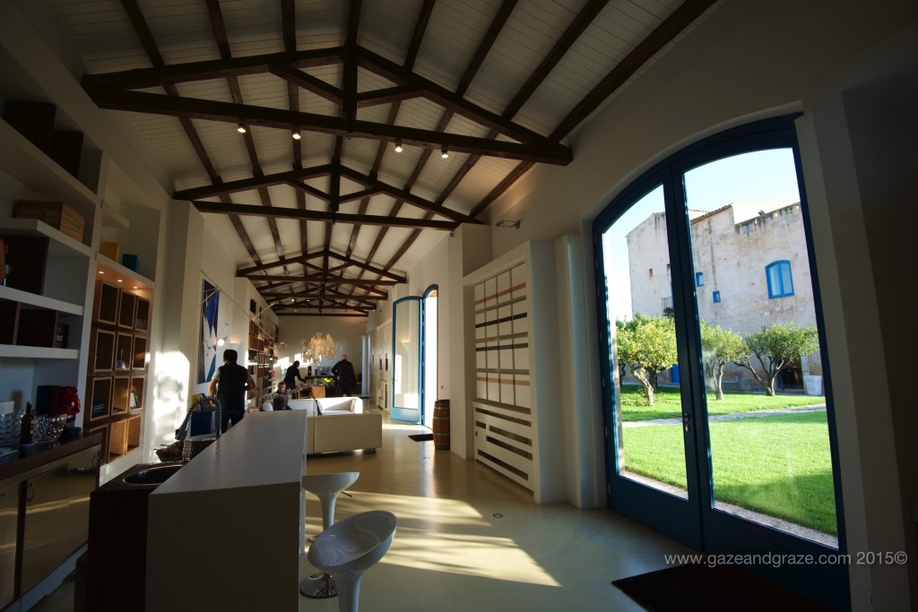 Cusumano's tasting room