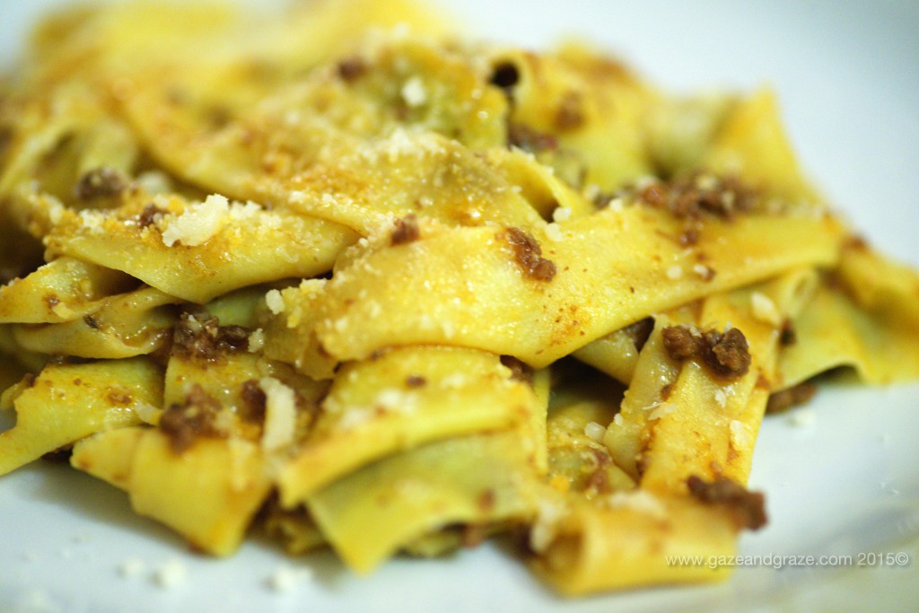 La Poventa's pappardelle