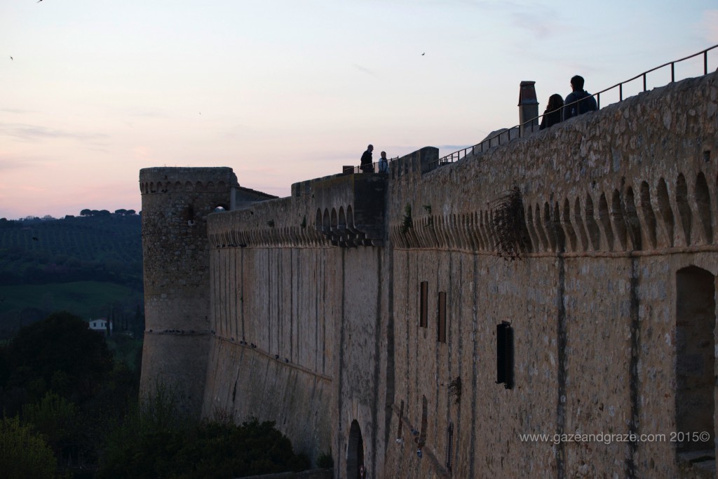 Magliano city wall