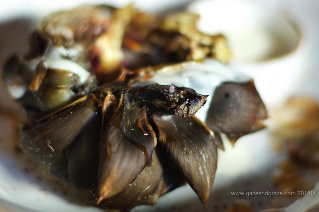 Miller's Guild grilled artichoke