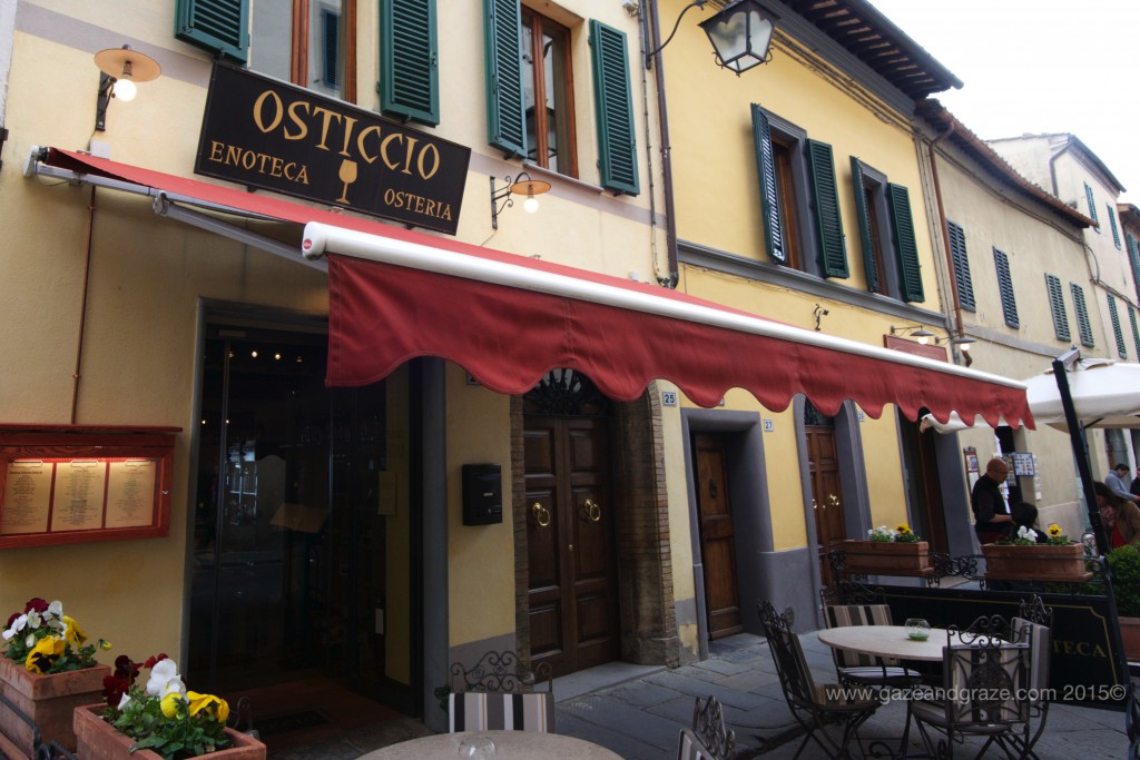 Osteria Osticcio's entrance