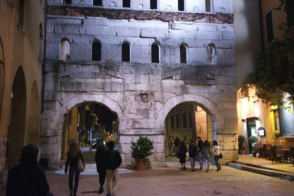 Porta Borsari, one of Verona's gateways