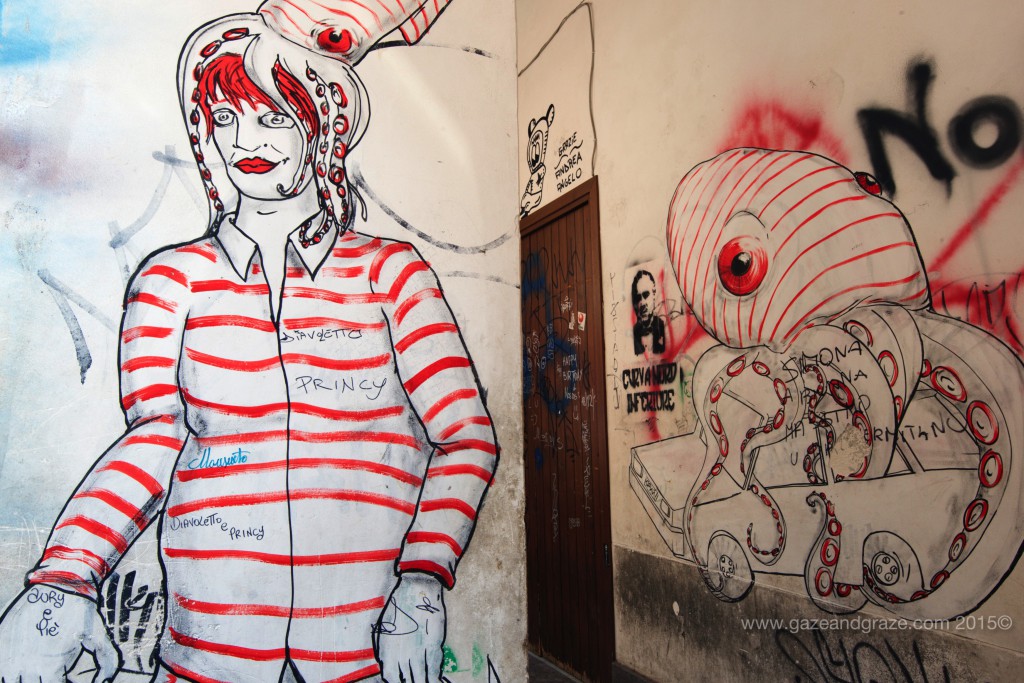La Vucciria's grafitti