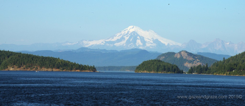 Mt Baker as seen from the San Juan Islands