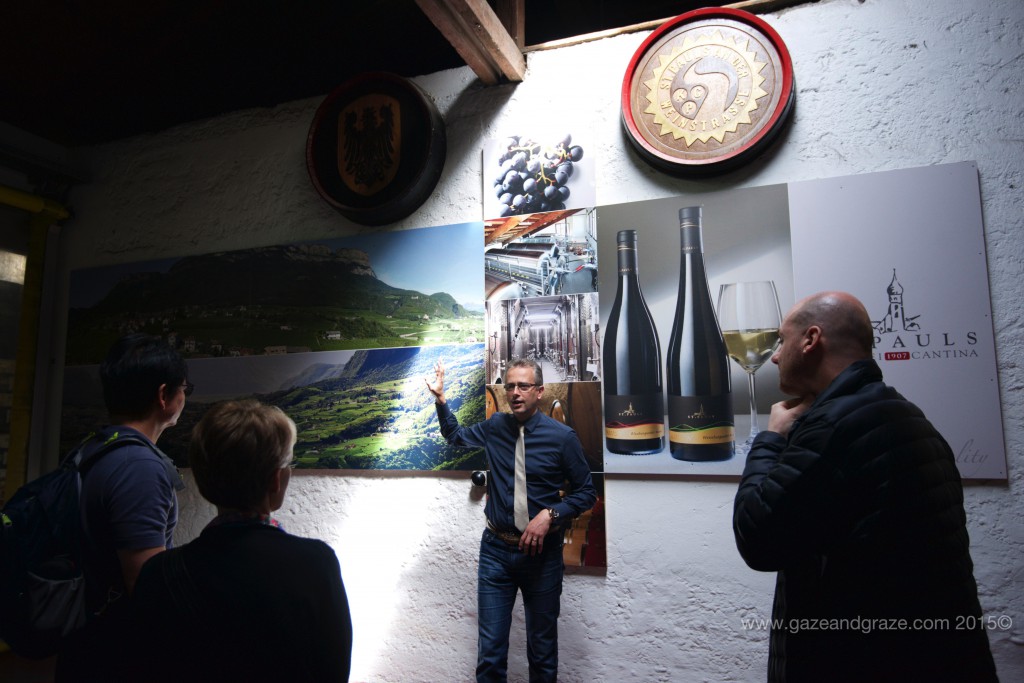 A visit to St. Paul's winery in the Alto Adige