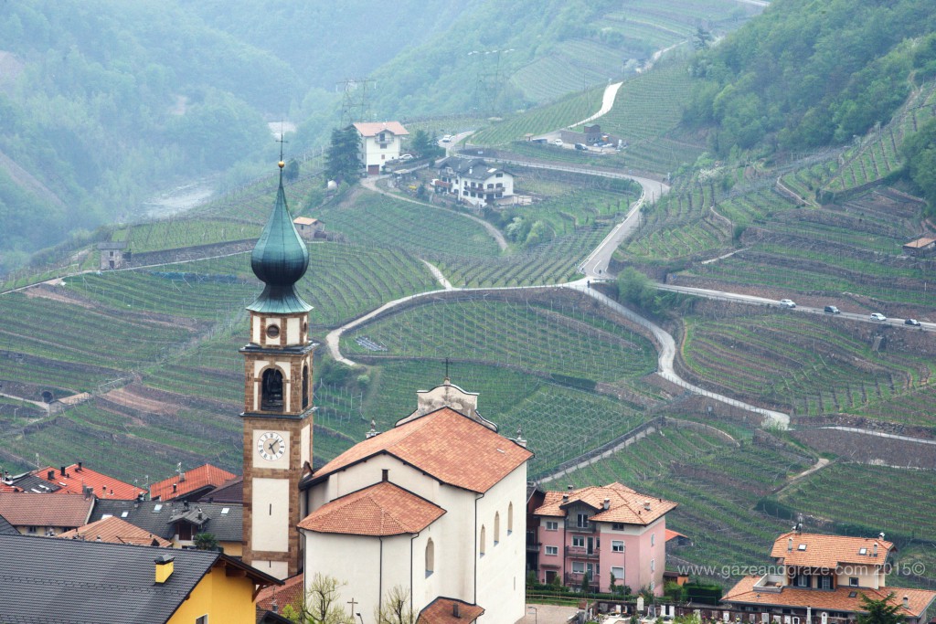 Alto Adige church and valley