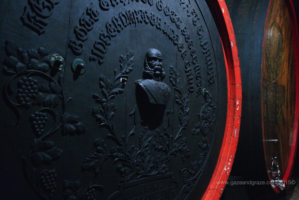 A barrel presented by Archduke Franz Ferdinand commemorates St. Paul's establishment in 1907