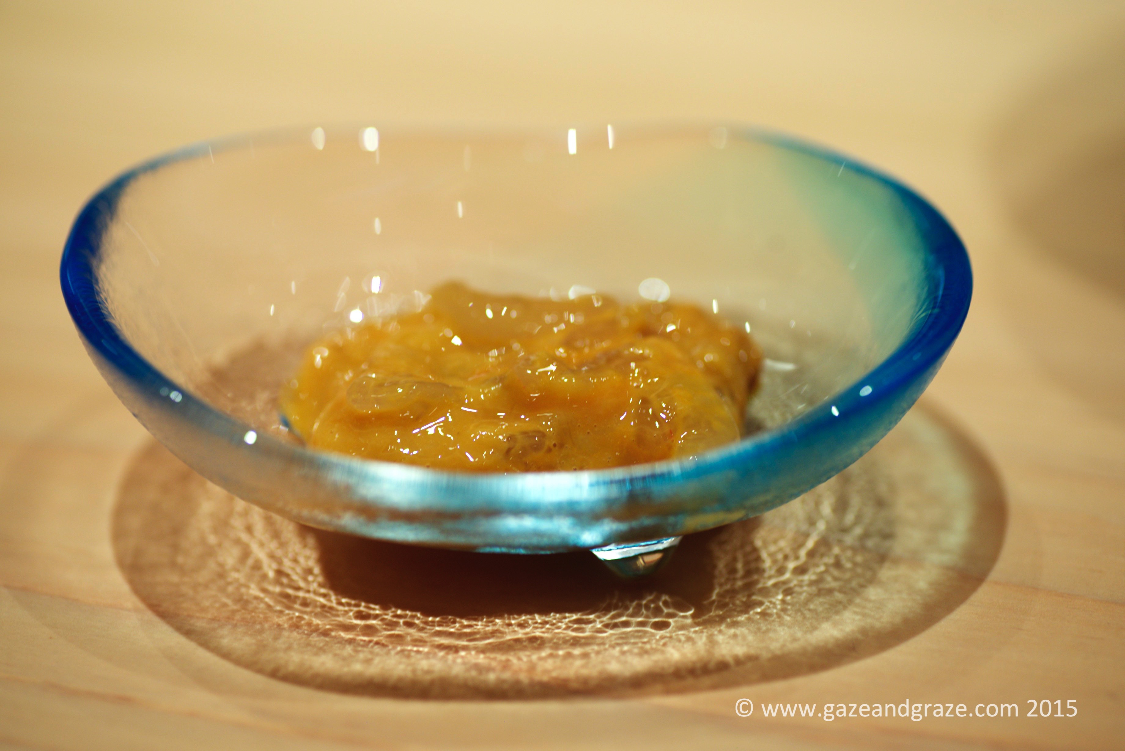 Shrimp and uni at Ashino
