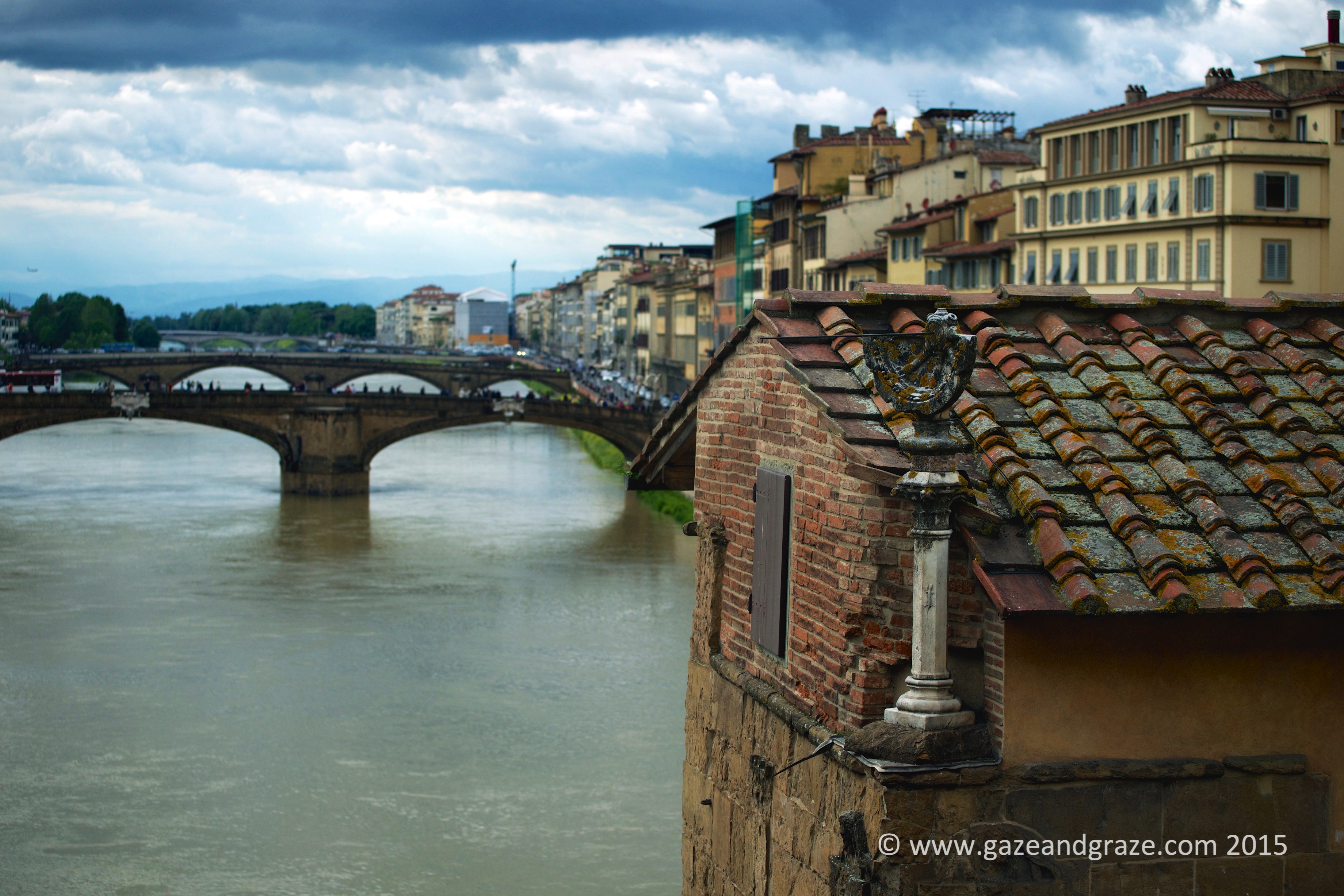 The Arno from the Vasari Corridor
