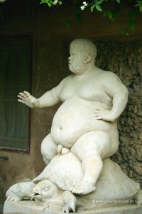 Alas, the but of many Bacchus jokes