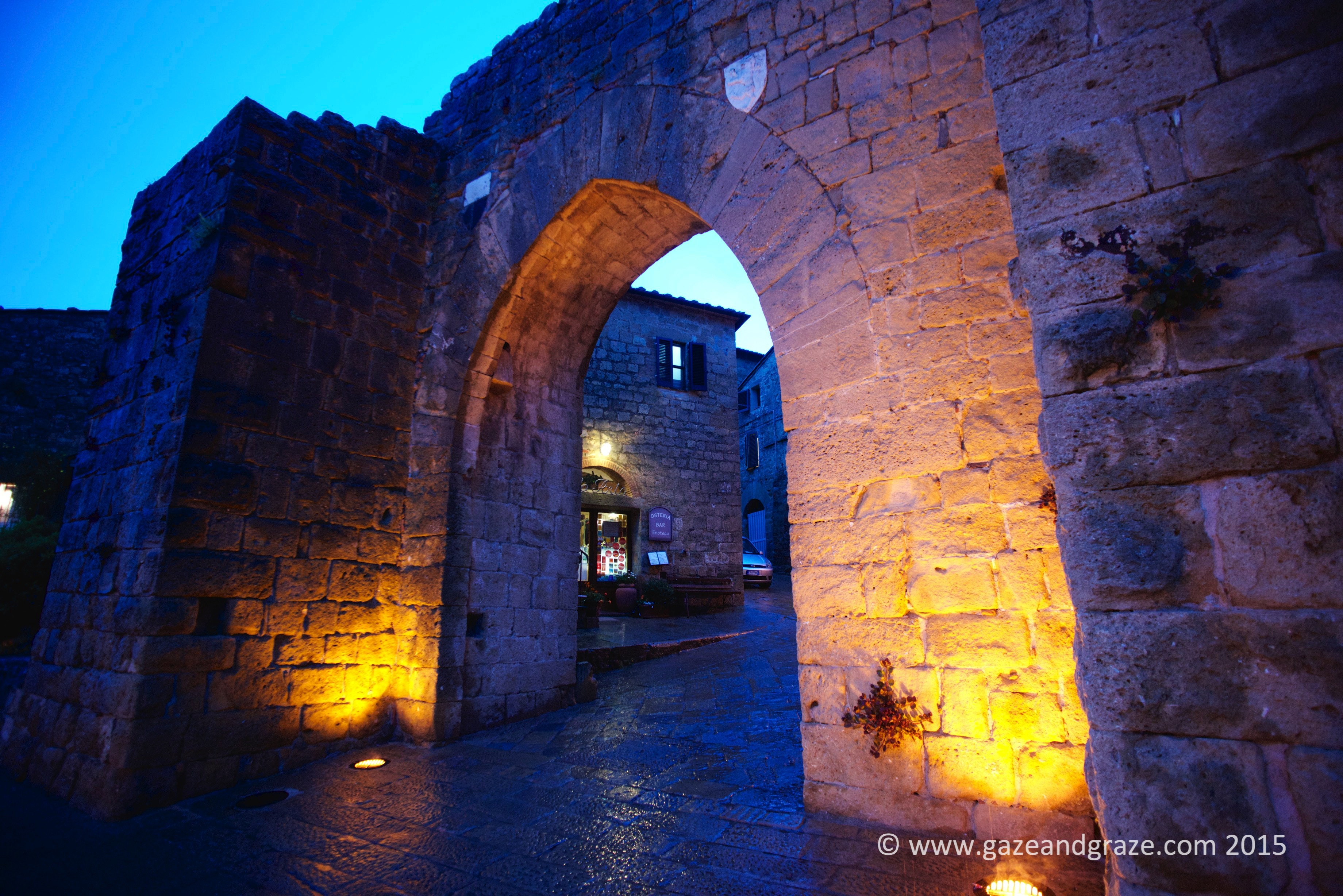 Montichiello's entrance