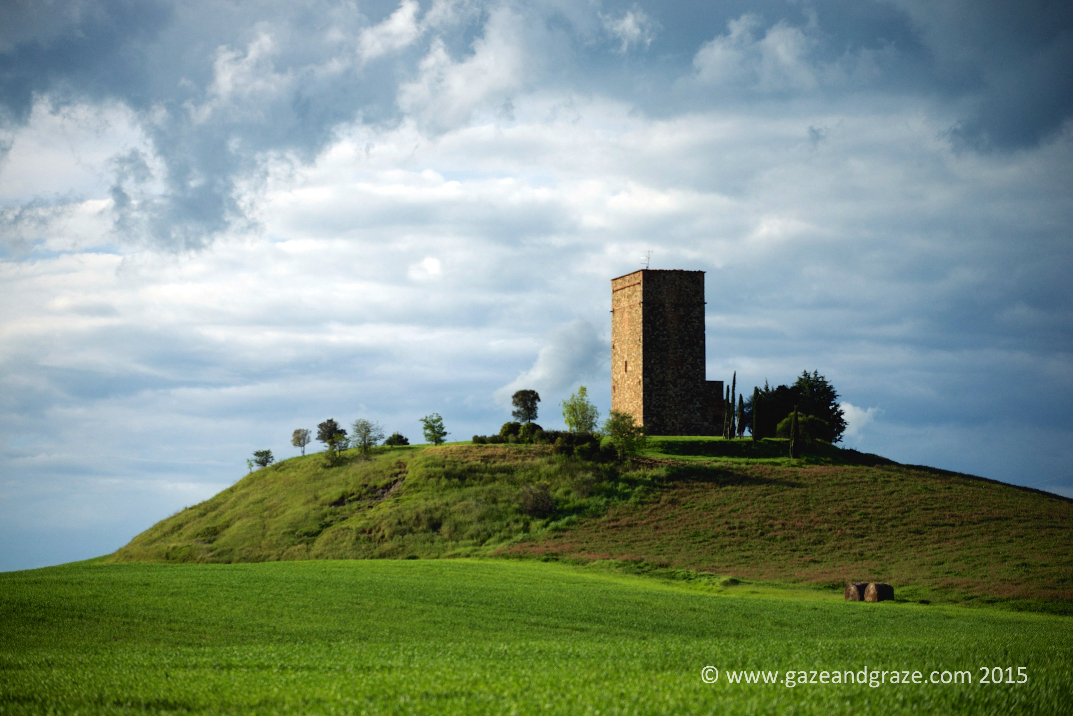 Medieval tower in central Tuscany