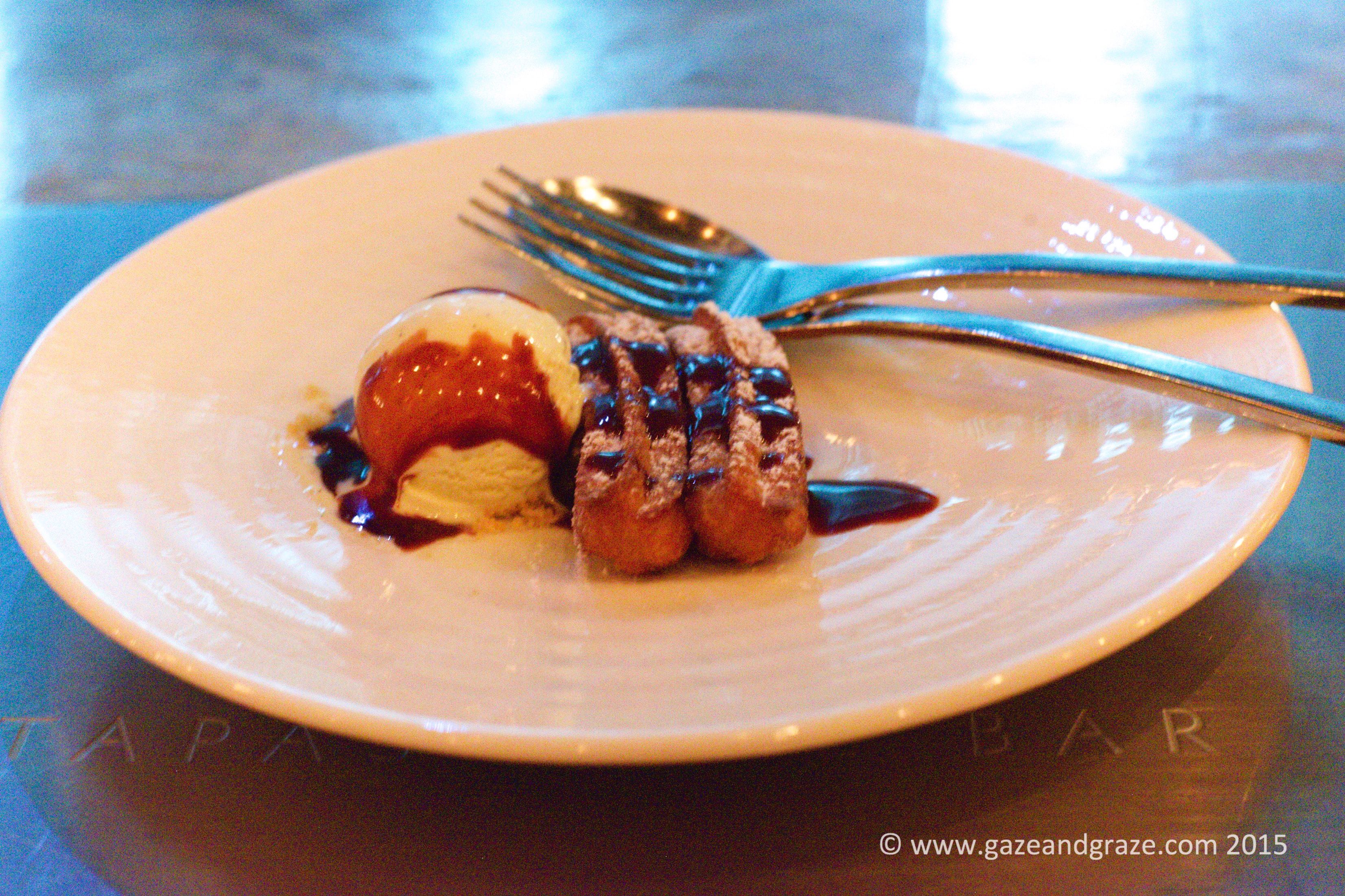 Churros and chocolate at BAM!
