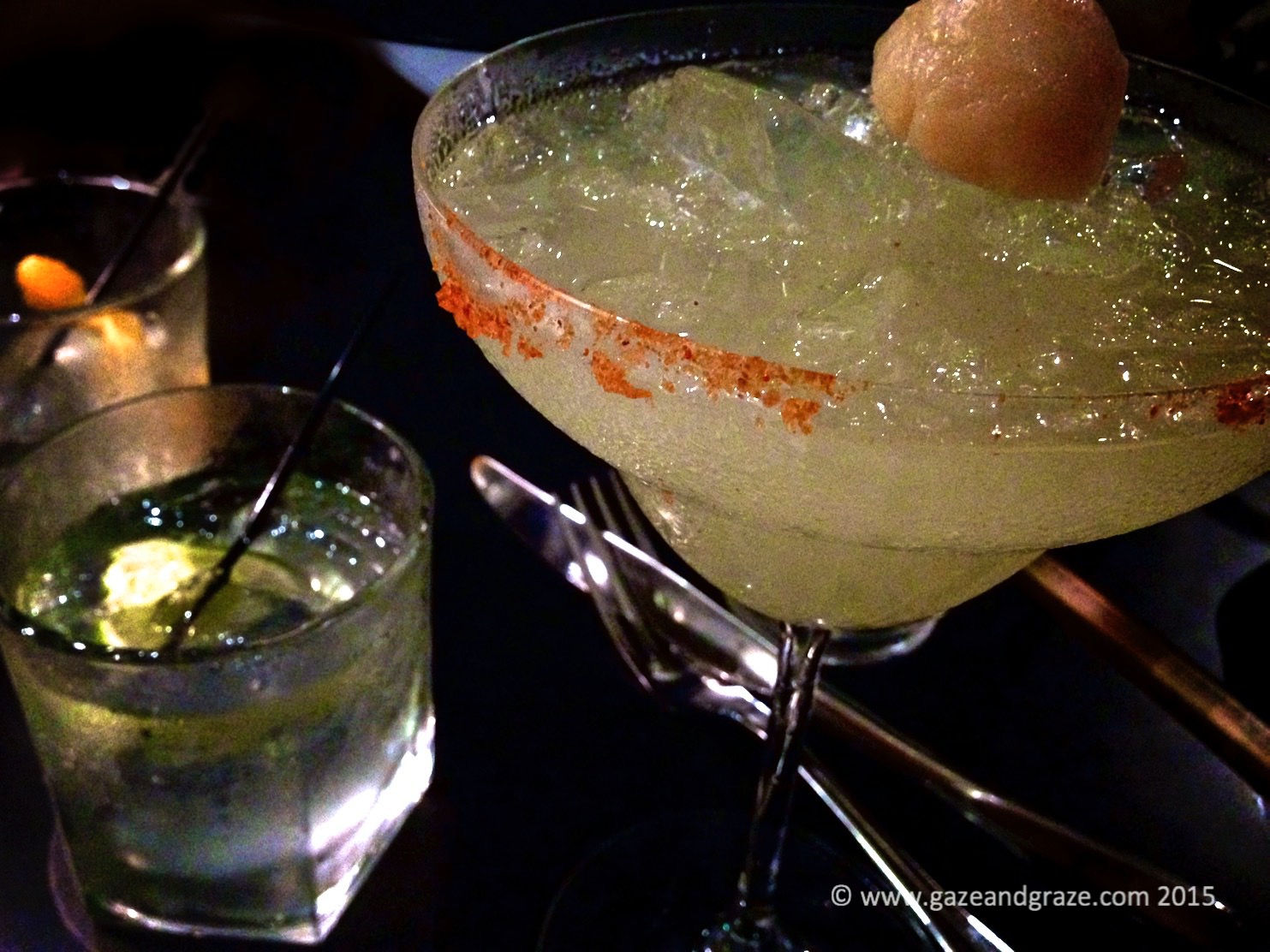 Good gin cocktails at PS Cafe