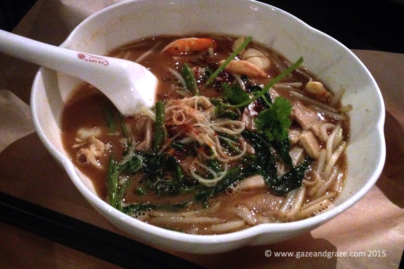 PS Cafe prawn noodles