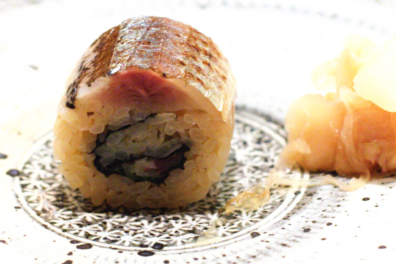 Sushi Shikon's Sanma Roll