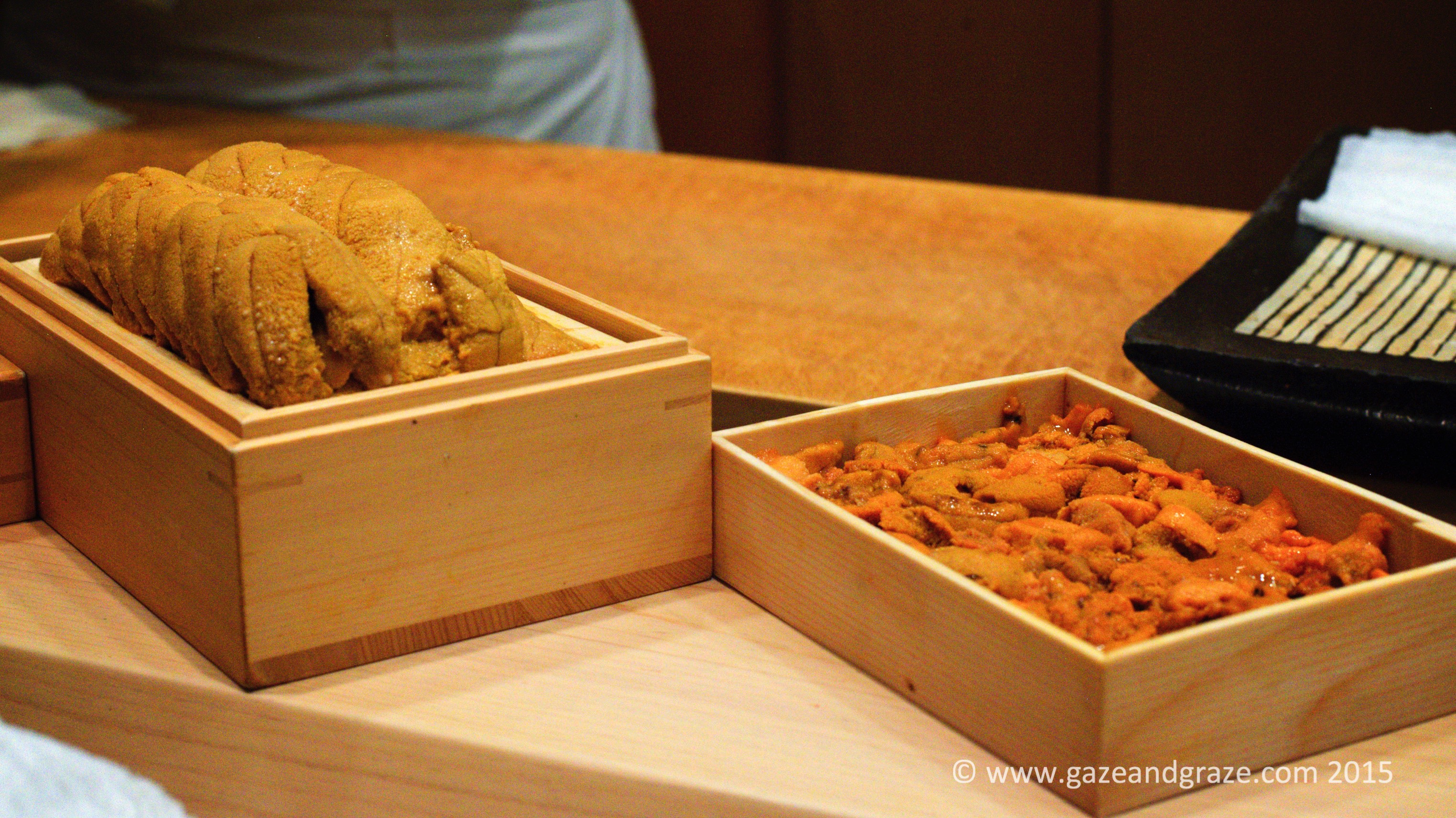 Sushi Shikon's uni