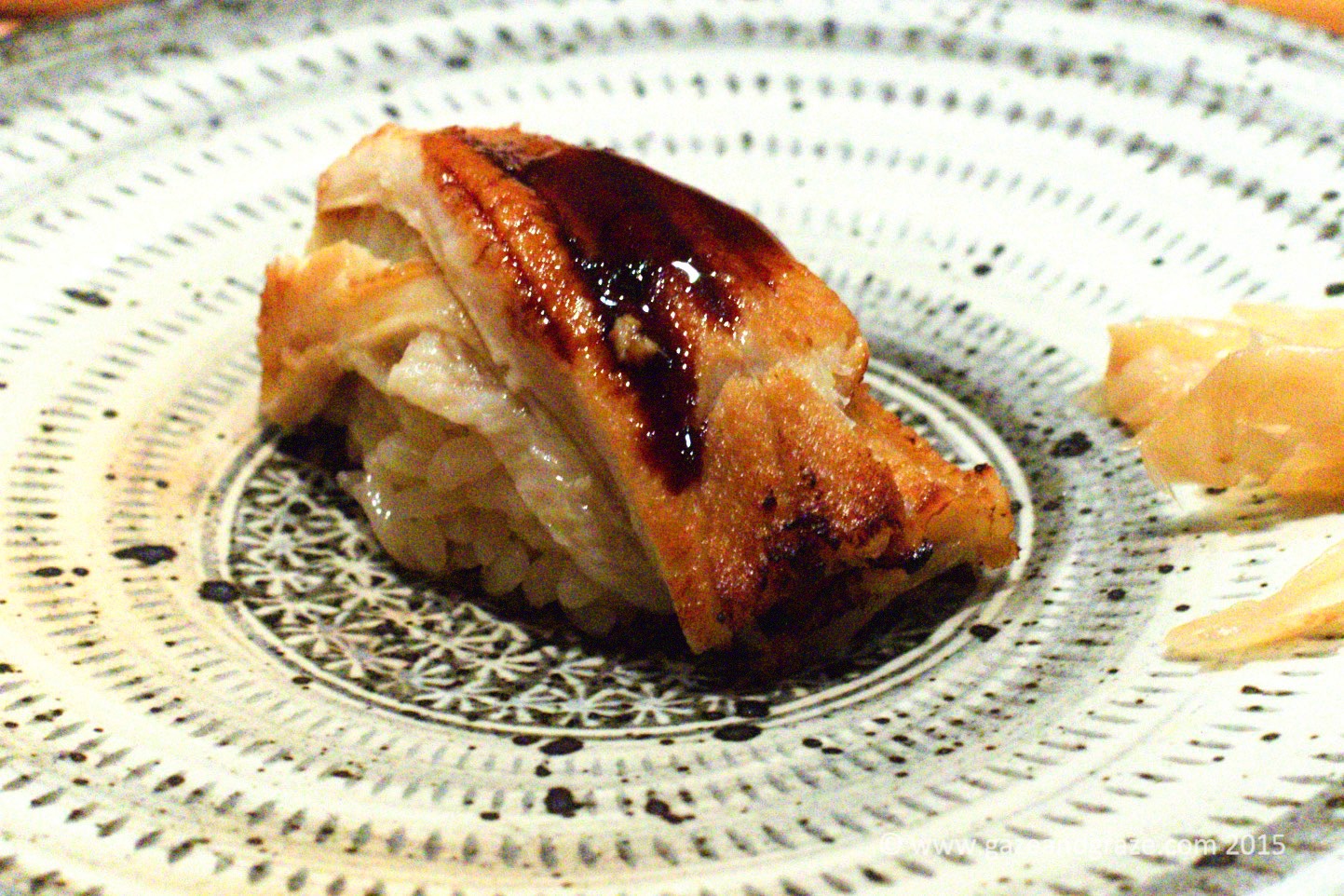 Sushi Shikon's anago sushi