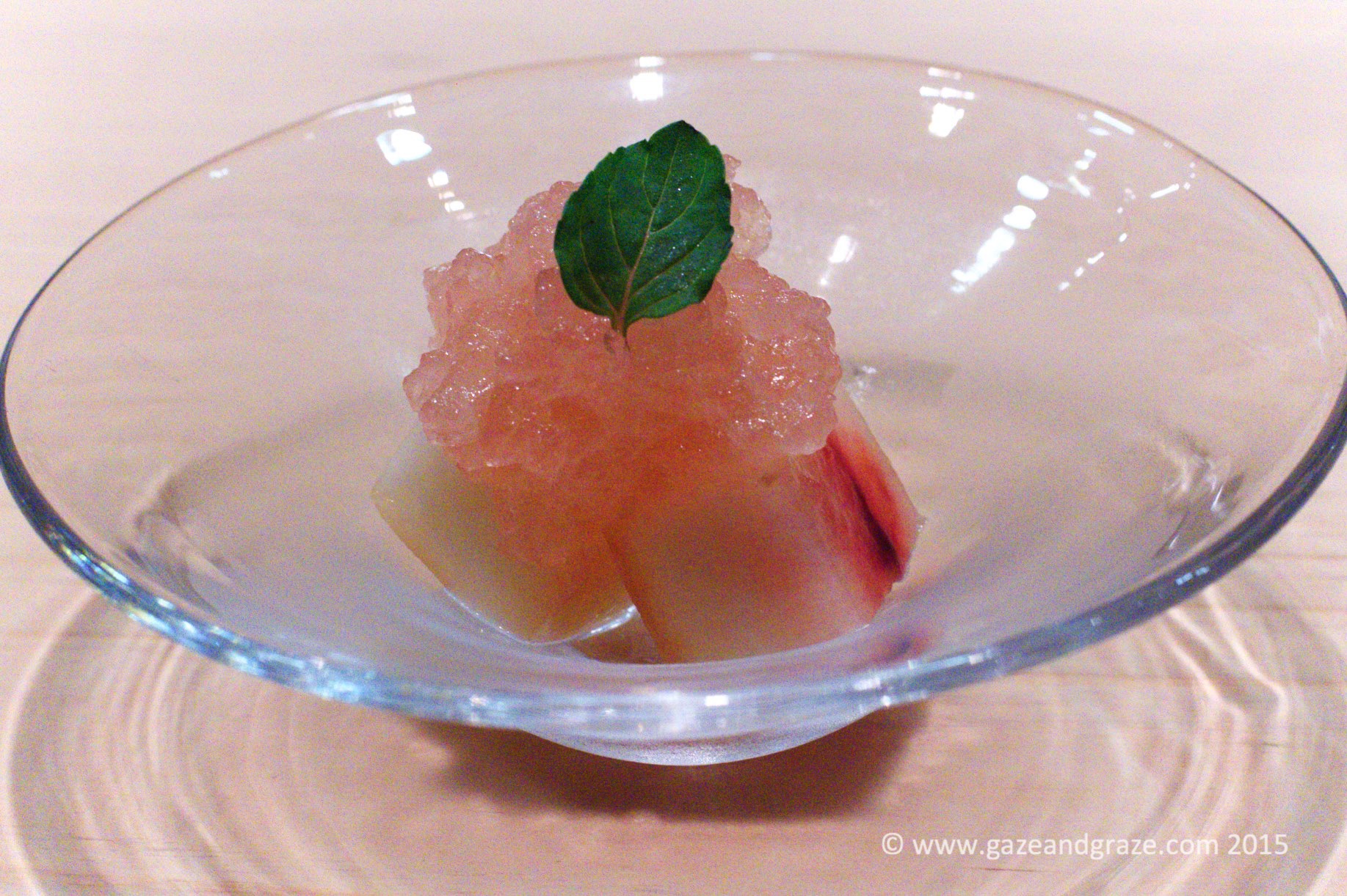 Sushi Shikon's dessert