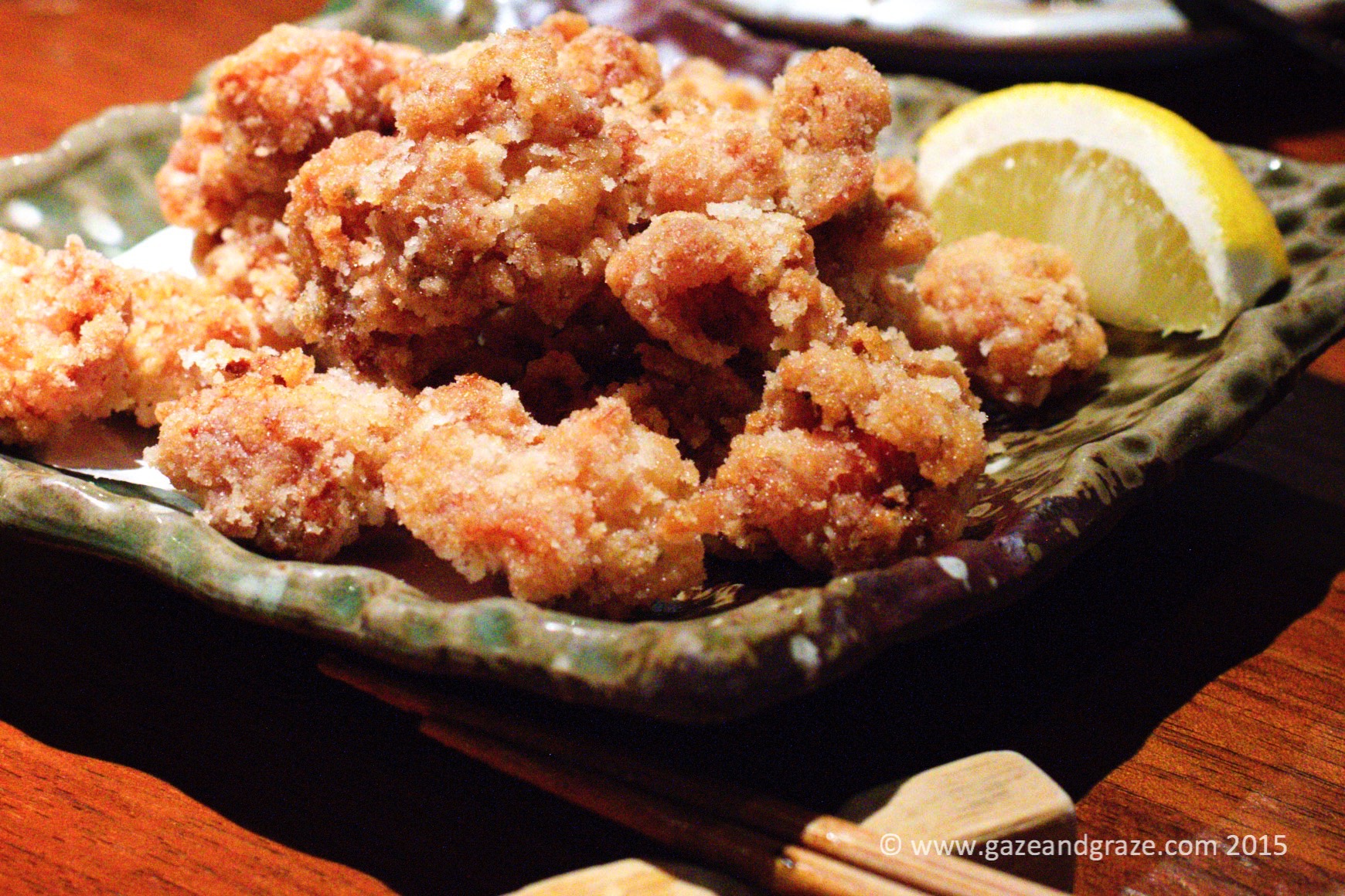 Chicken Karaage - golden fried chicken