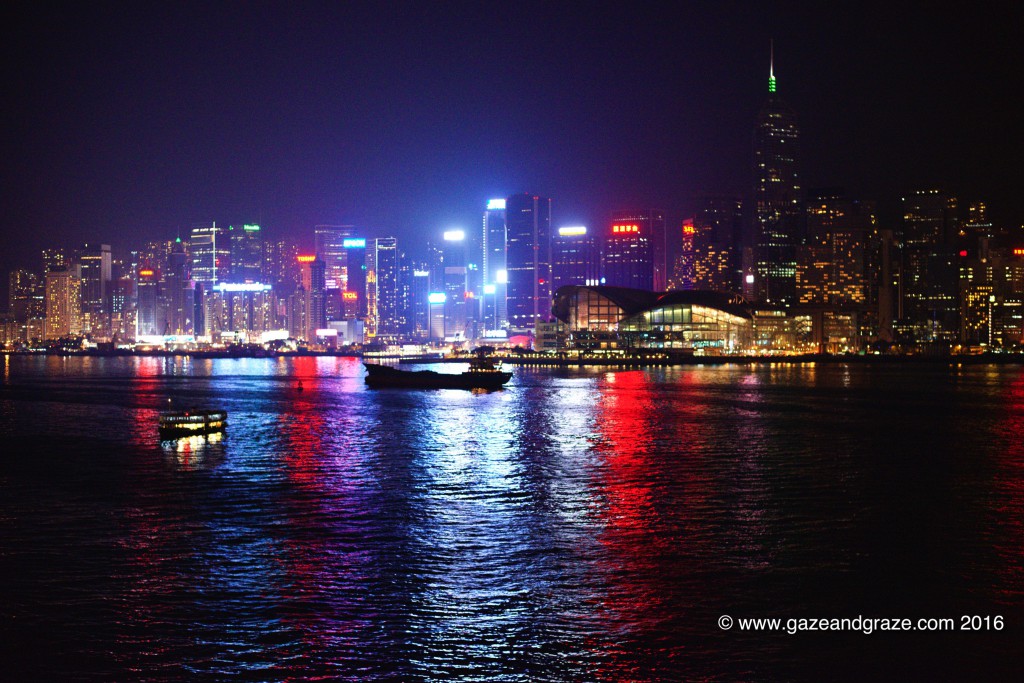 Hong Kong Island night view