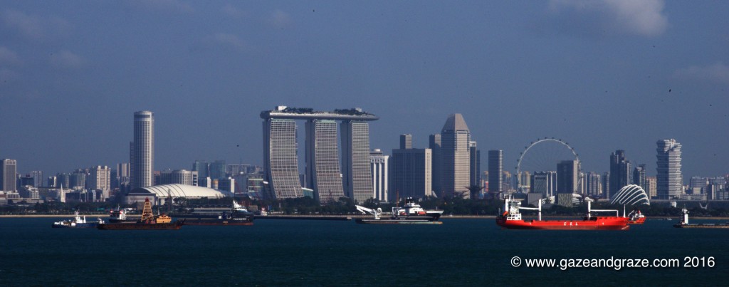 Sailing into Singapore