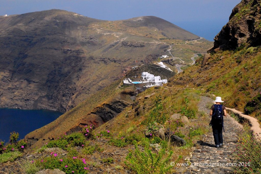 Santorini walk
