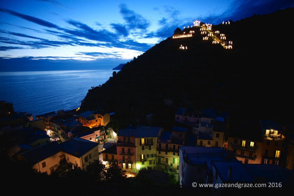 Cinque Terre Easter Lights