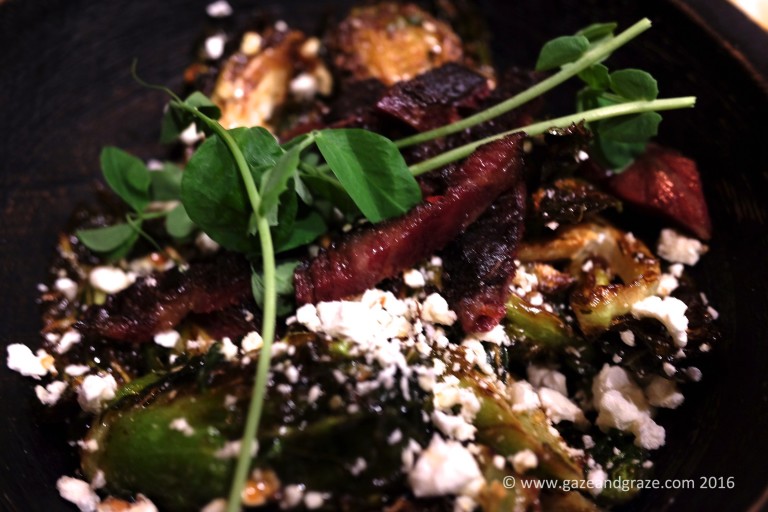 Kettle corn brussel sprouts