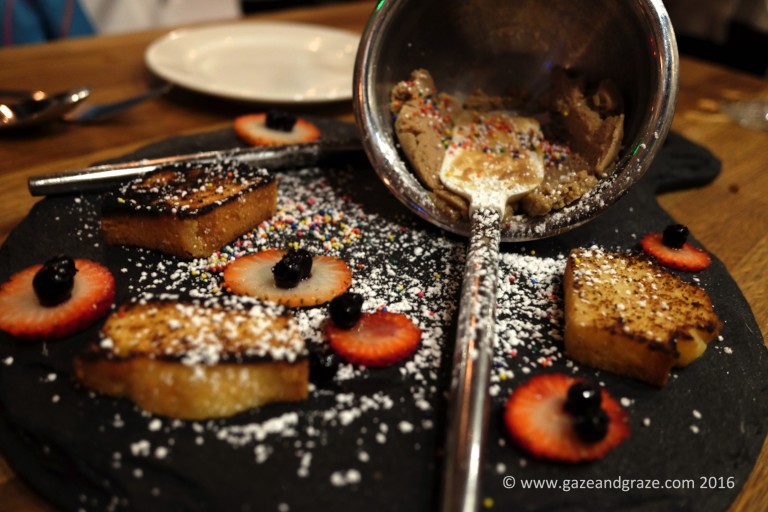 Lick the Bowl! Foie gras cake batter dessert