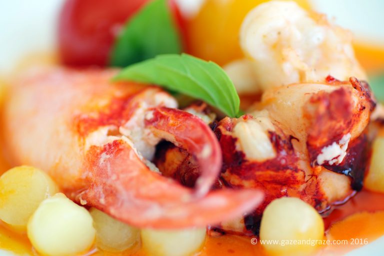 Lobster with tomato