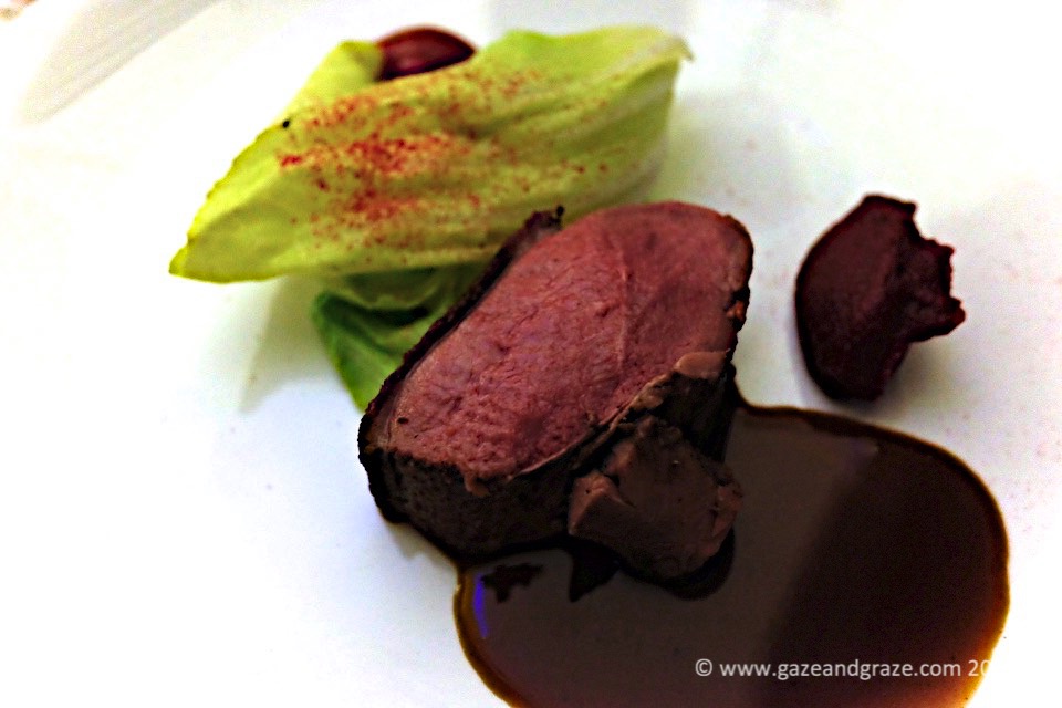 Roasted duck with spring cabbage