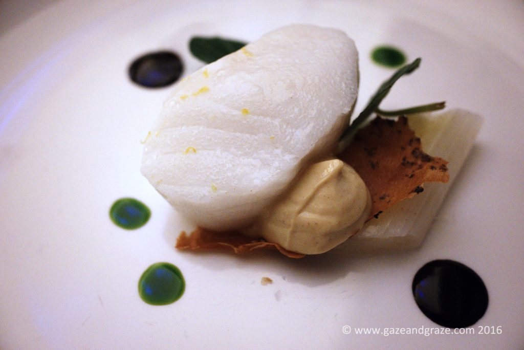 Steamed toothfish