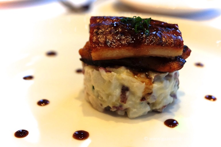 Eel with new potato salad