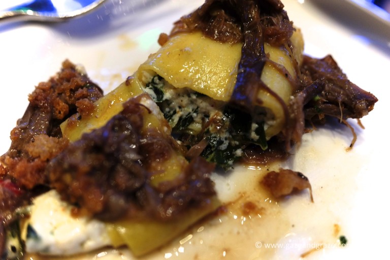 Ricotta & chard cannelloni