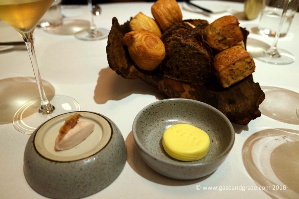 The bread was good - always a welcome sign - with choice of butter and lard