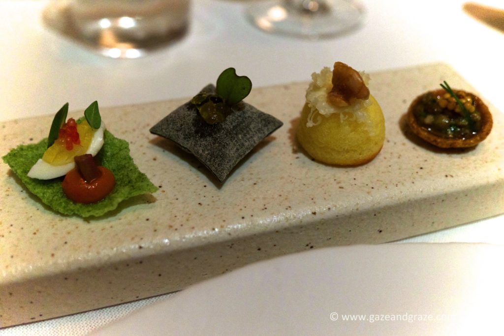 Selection of amuse bouche