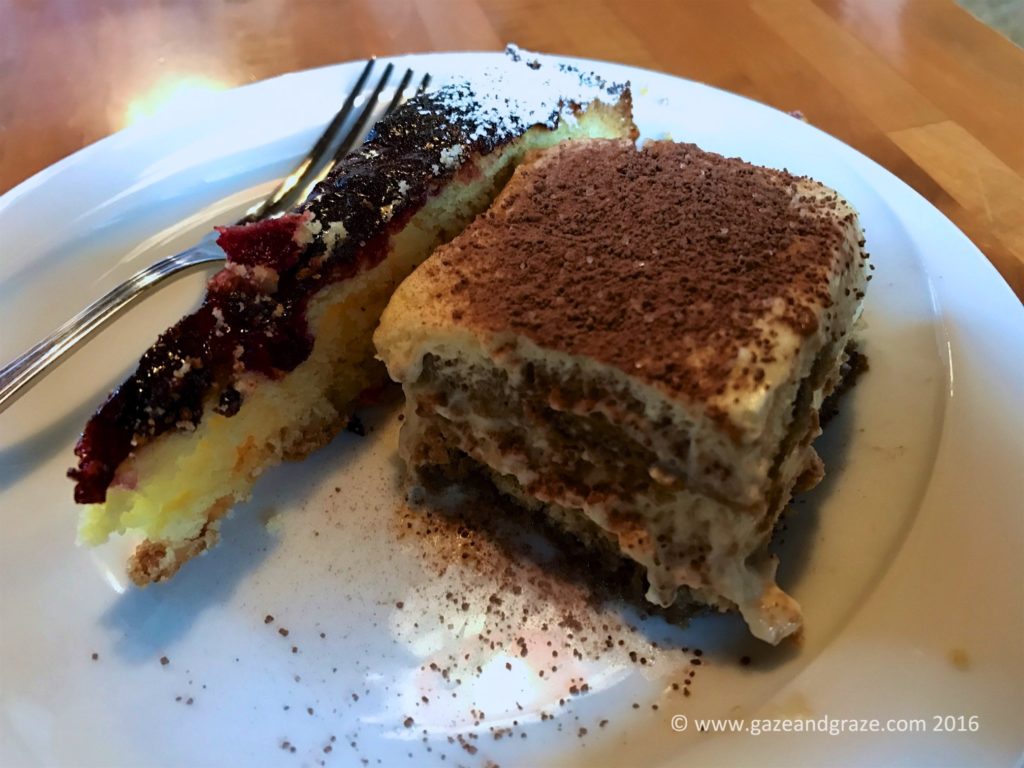 Dessert! Tiramisu and Torta della Nonna