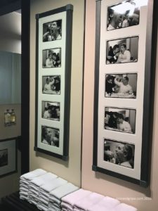 Fun photos in the bathroom