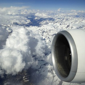 Flight over Alps