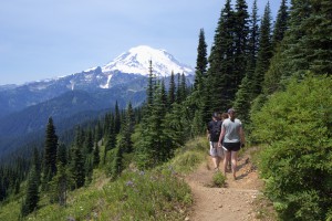 Nice walk on Mt. Rainier