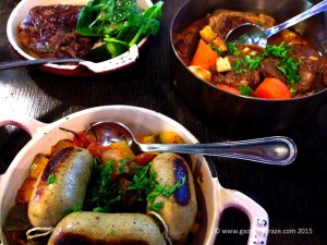 I liked the lamb sausage best