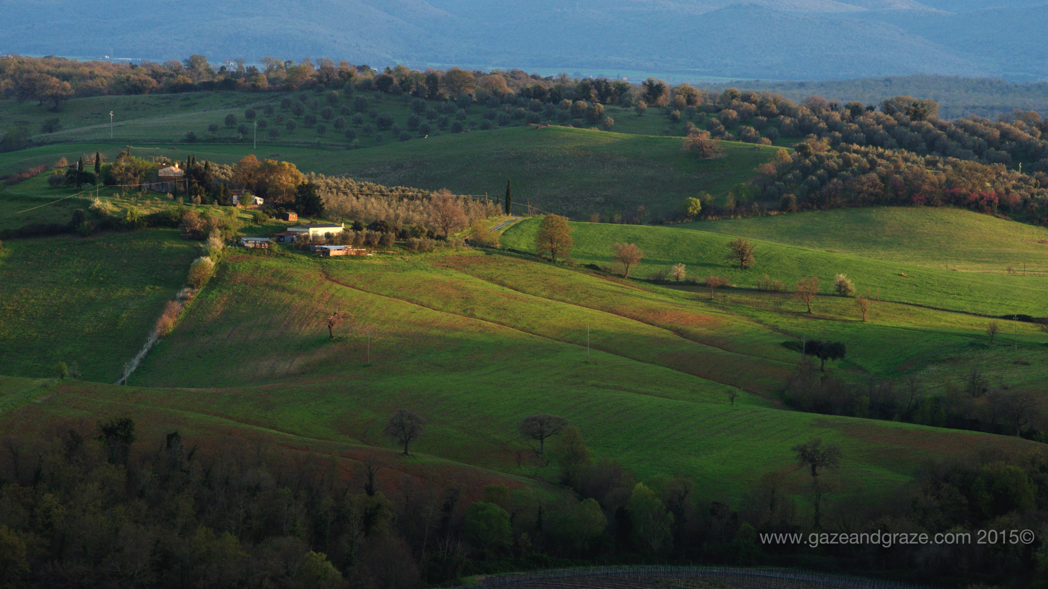 Magliano sun set
